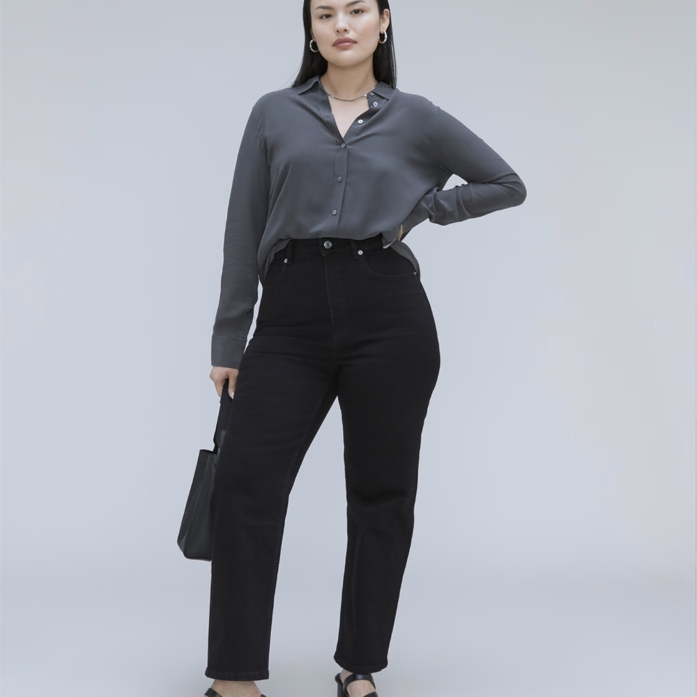 Everlane The Curvy Way High Jean Black 27R